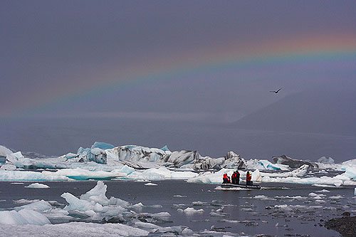 Ledovcová laguna Jökullsárlón