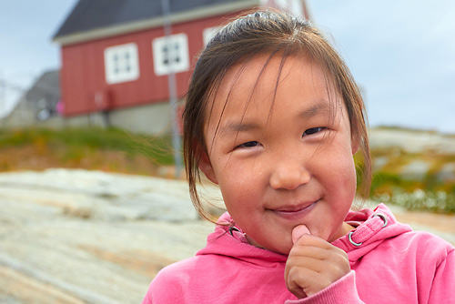 Inuitská holčička